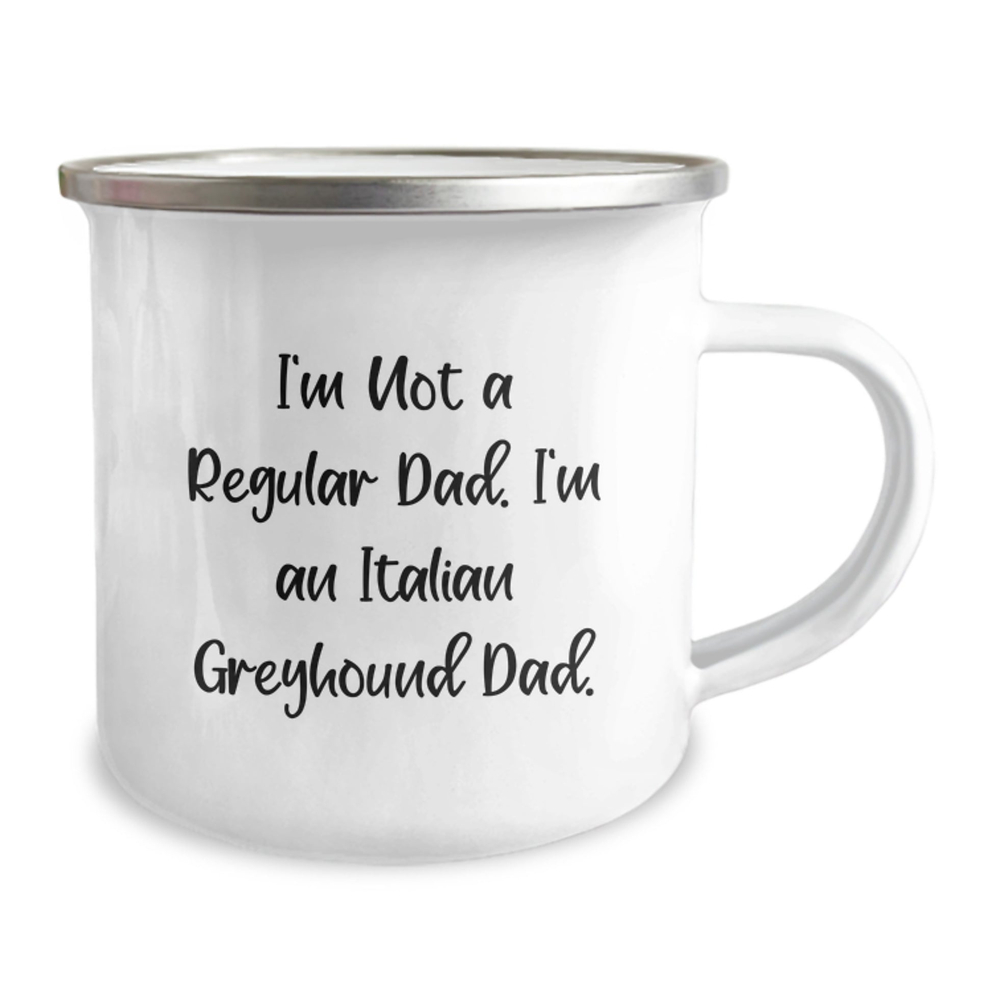 Italian Greyhound Dog Gifts, Funny Camping Mug for Men, Gifts from Dad, Perfect Graduation Unique Gifts for Italian Greyhound Dog Lover, I'm Not a Regular Dad, I'm an Italian Greyhound Dad. - Image 2