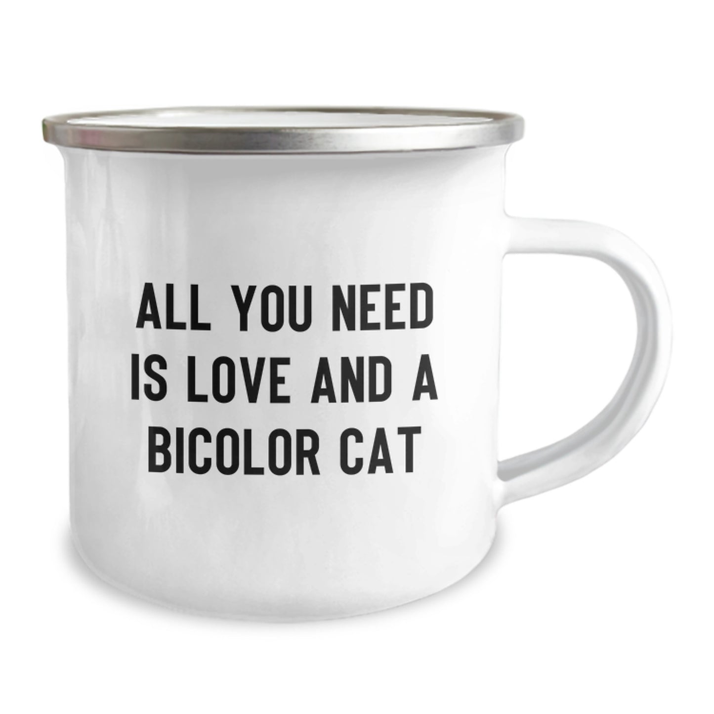 Funny Bicolor Cat Camping Mug Gifts from Friends for Cat Lovers on Christmas - Image 2