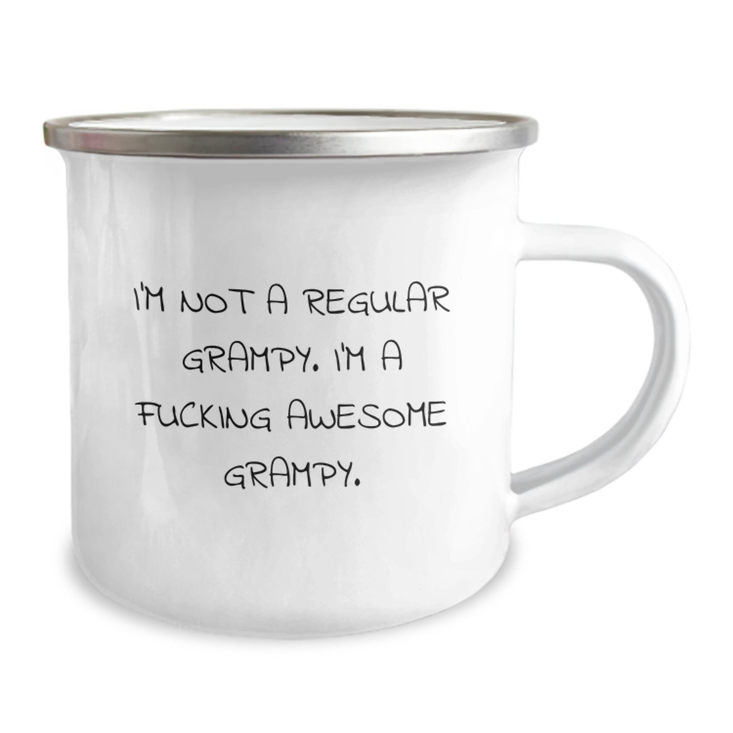 Funny Grampy Gifts for Men, Unique Christmas Unique Gifts from Family to Grampy, Awesome Camping Mug, I'm Not A Regular Grampy - Image 2