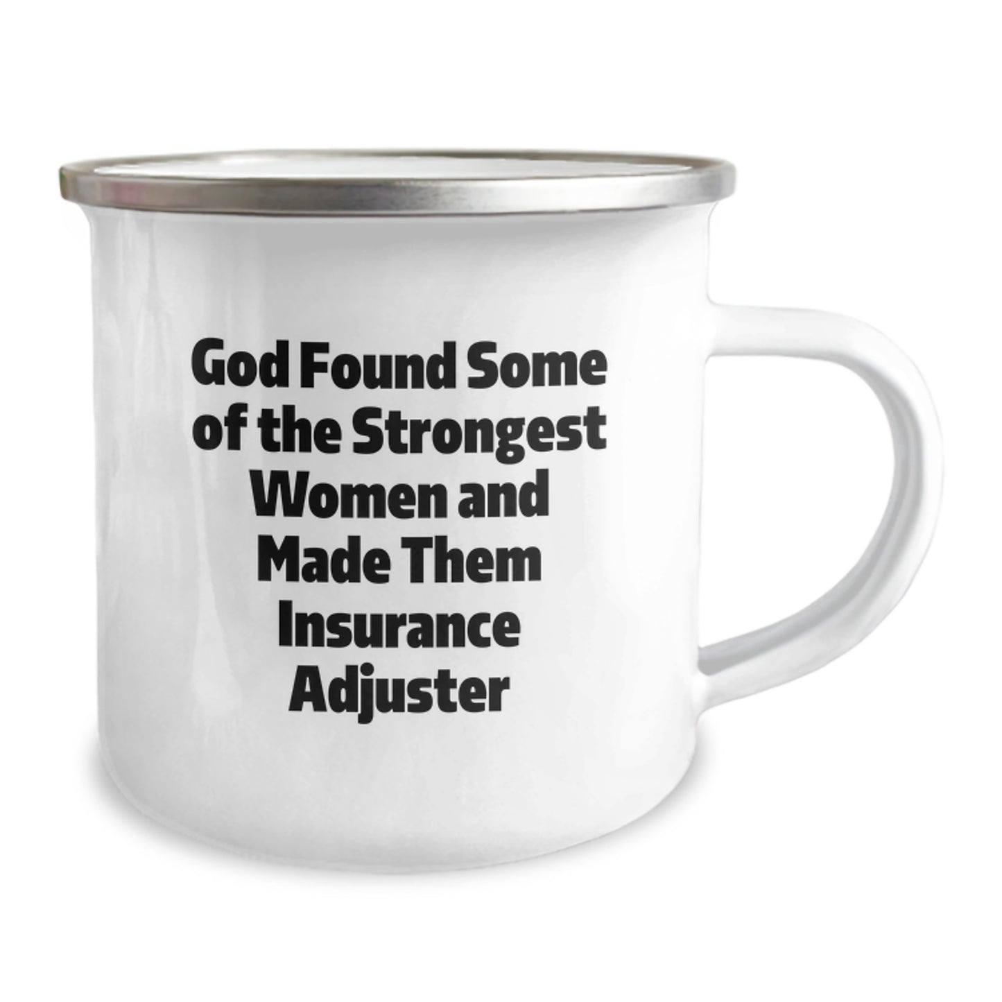 Insurance Adjuster Camping Mug, Funny Quote, Gifts from Women to Insurance Adjuster, Graduation Unique Gifts - Image 2