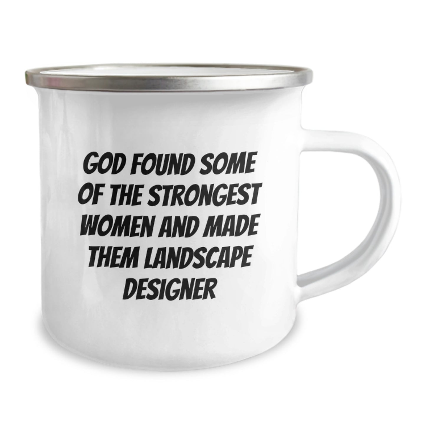 Funny Christmas Unique Gifts for Landscape Designer Friends - Inspirational Camping Mug - "God Found Some Of The Strongest Women" Quote - Unique Gifts from Friends - Image 2