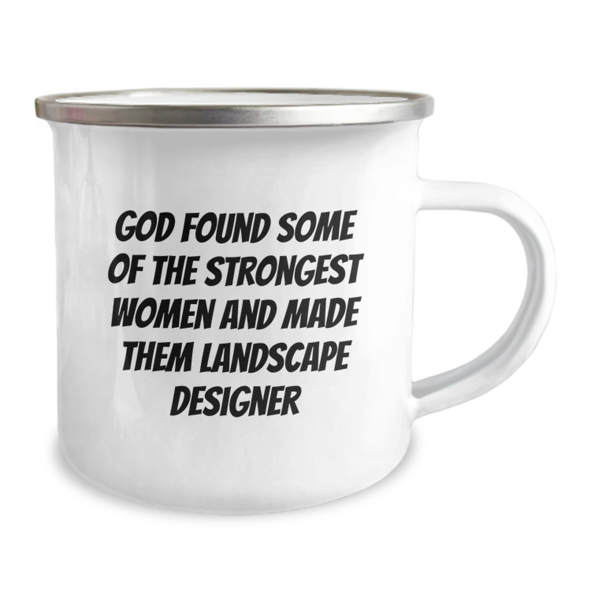 Funny Christmas Unique Gifts for Landscape Designer Friends - Inspirational Camping Mug - "God Found Some Of The Strongest Women" Quote - Unique Gifts from Friends - Image 2