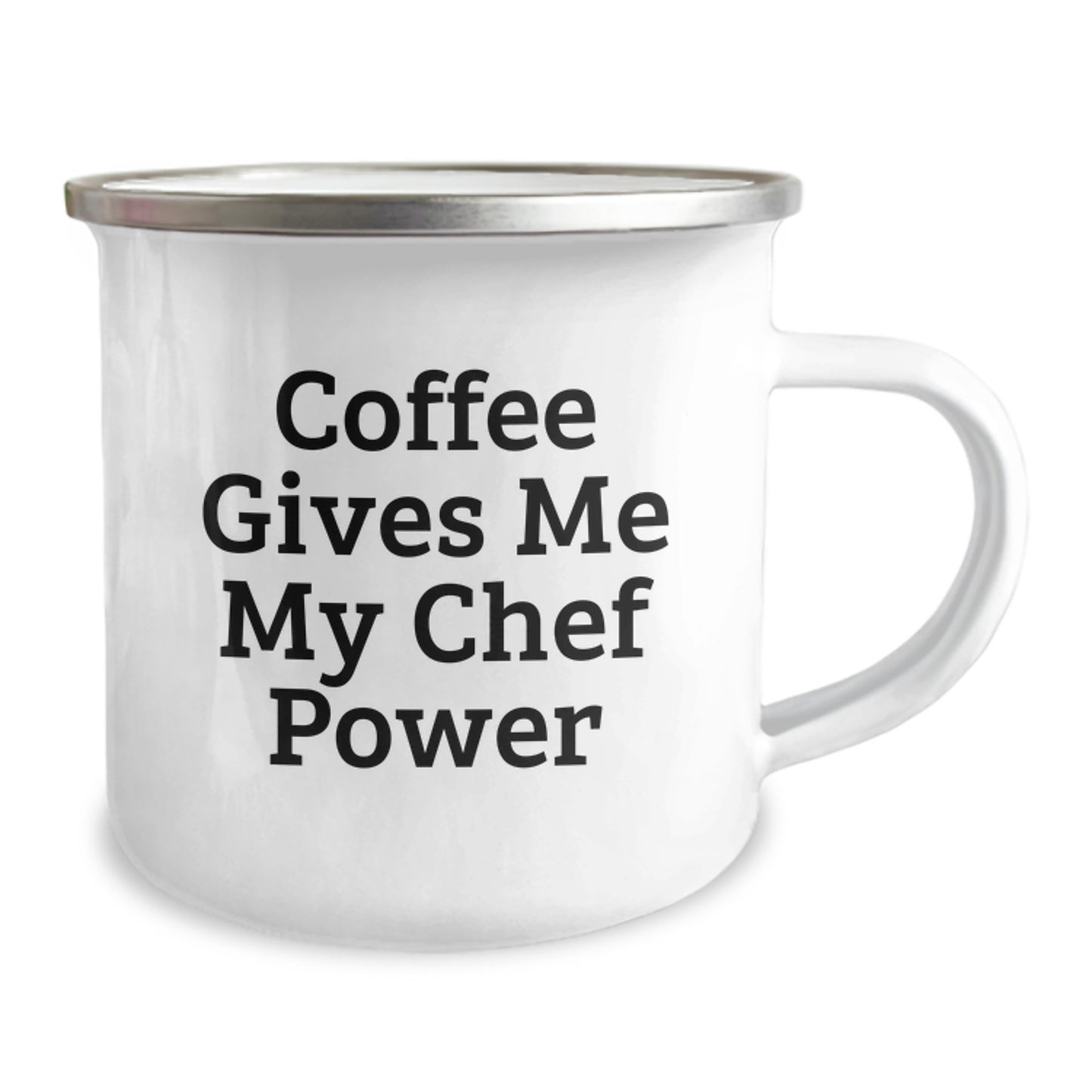 Funny Chef Gifts, Coffee Gives Me My Power Camping Mug, Unique Christmas Unique Gifts from Friends for Men - Image 2