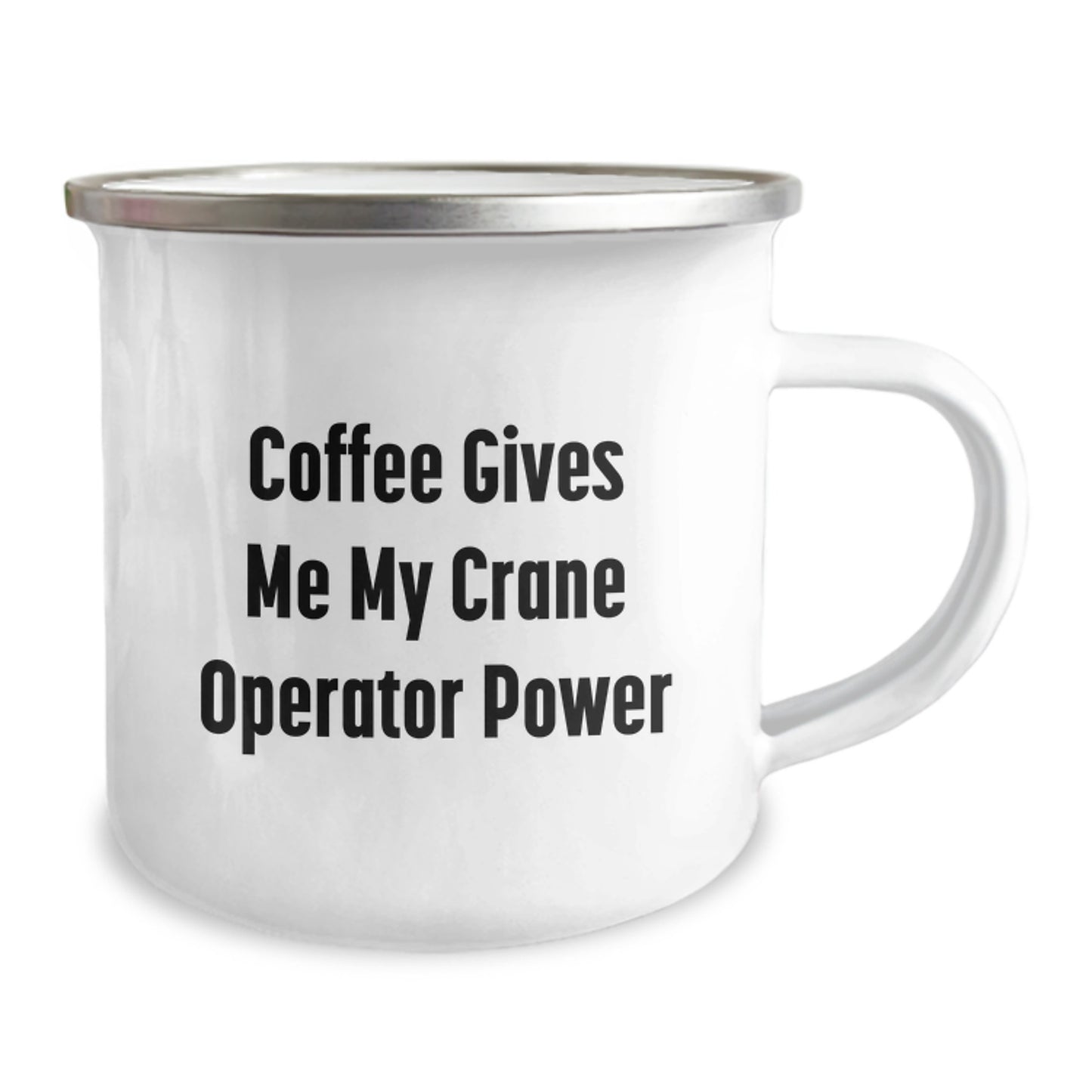 Crane Operator Power Gifts from Friends to Crane Operator Graduates, Funny Coffee Mug for Men, Women, Coworkers, and Family - Image 2