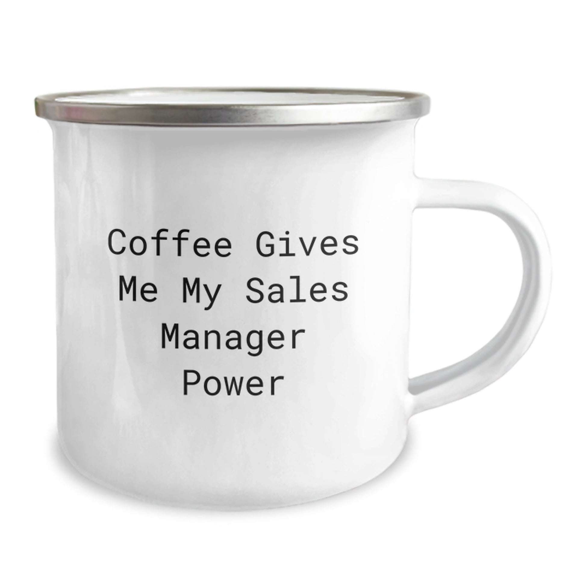Funny Sales Manager Gifts, Christmas Unique Mug for Men, Women, Friends, Coworkers, Family 'Coffee Gives Me My Sales Manager Power' - Image 2