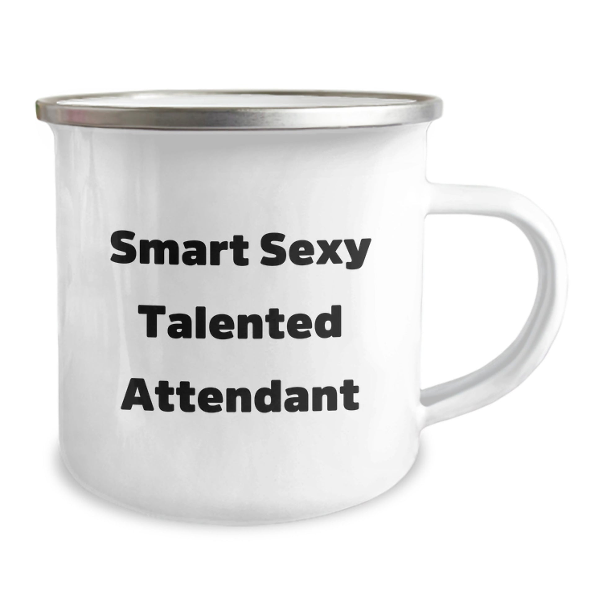 Gifts from Friends to Attendants, Funny Smart Sexy Talented Attendant Quote, Camping Mug for Christmas Unique Gifts - Image 2