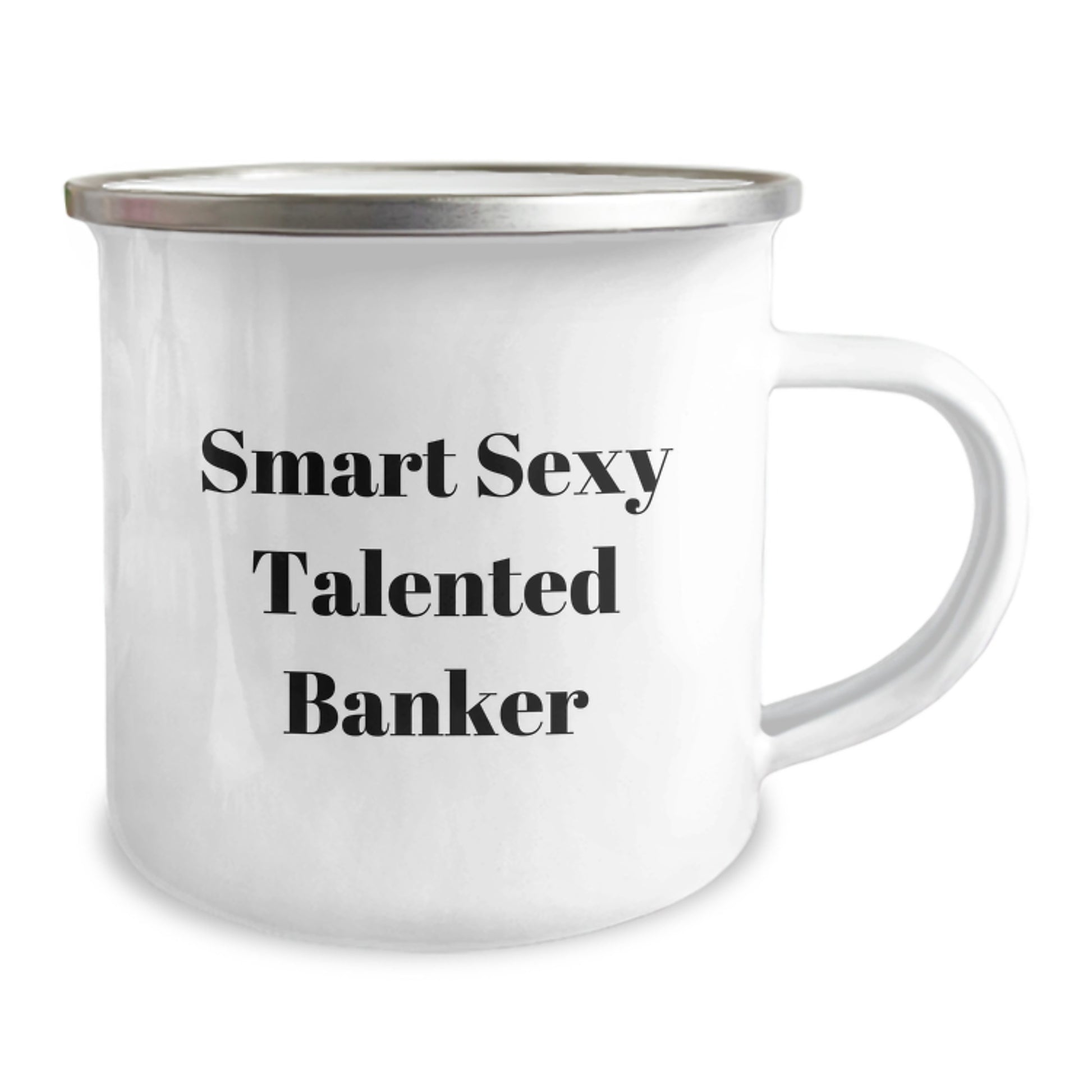 Funny Banker Gifts, Smart Sexy Talented Banker Coffee Mug, Camping Mug for Christmas Unique Gifts from Friends to Banker - Image 2