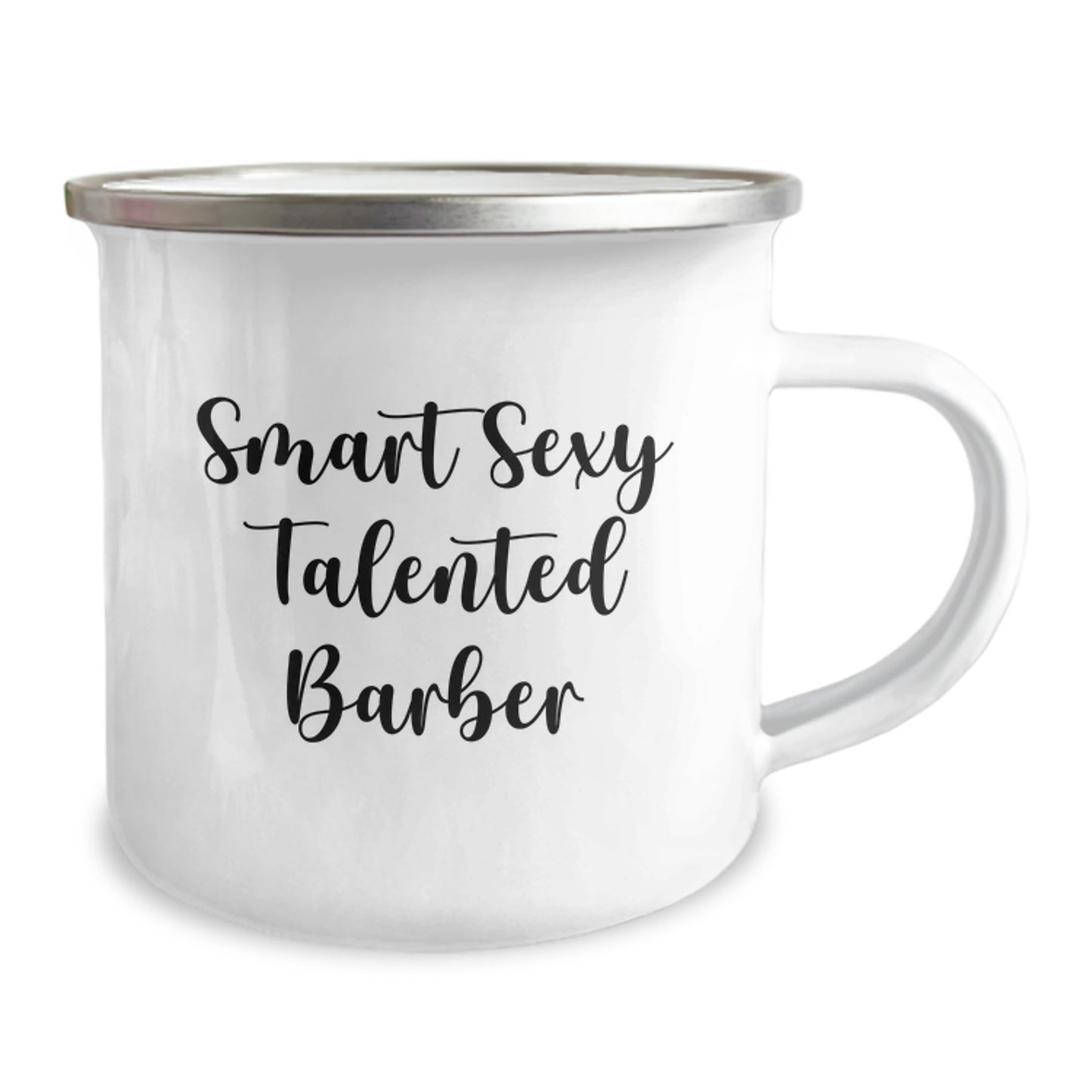 Funny Barber Gifts from Men, Christmas Unique Mugs for Smart Sexy Talented Barbers, Camping Mug for Friends and Family - Image 2