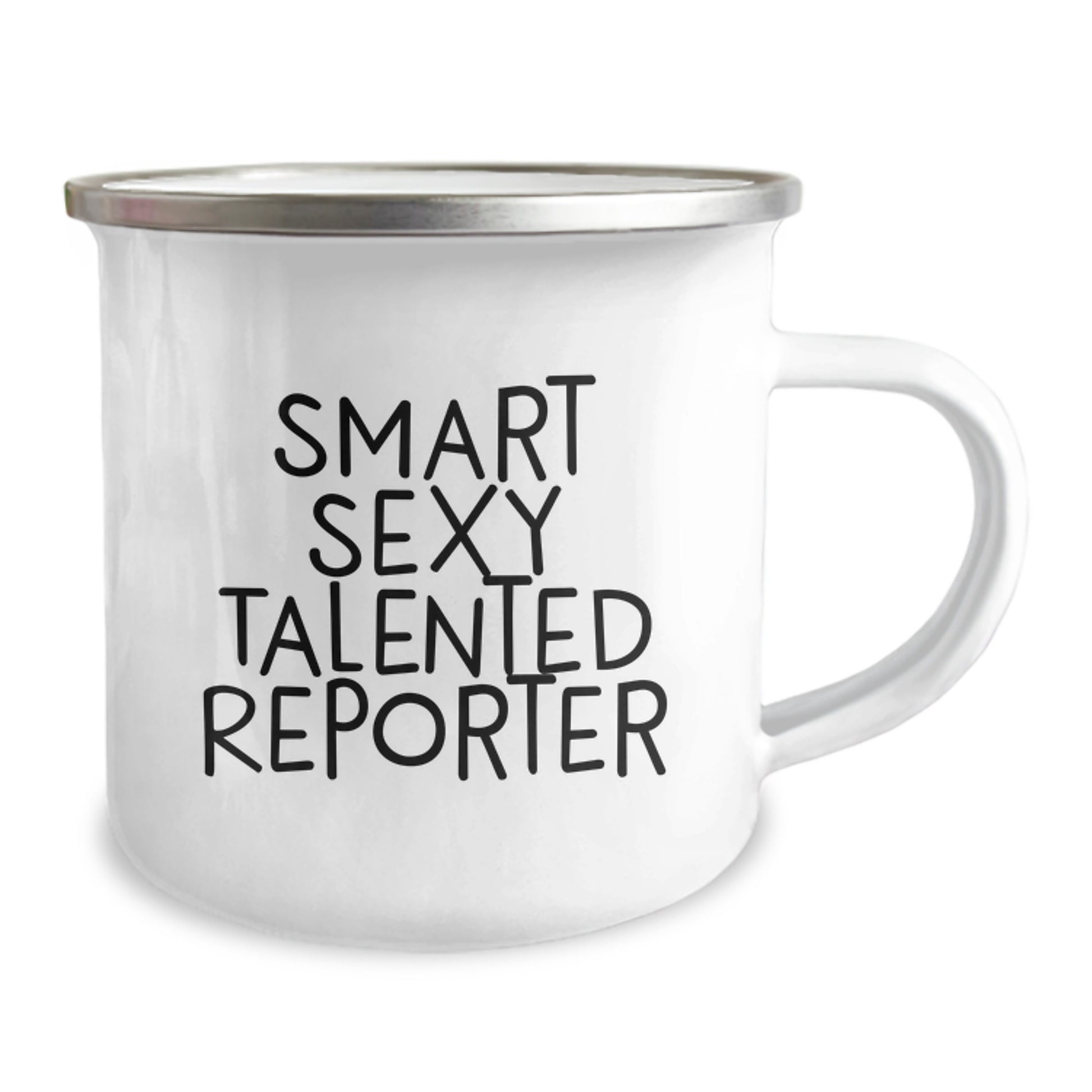 Gifts from Friends and Family for Smart Sexy Talented Reporters, Unique Camping Mugs with Inspiring Quote, Christmas Unique Gifts - Image 2