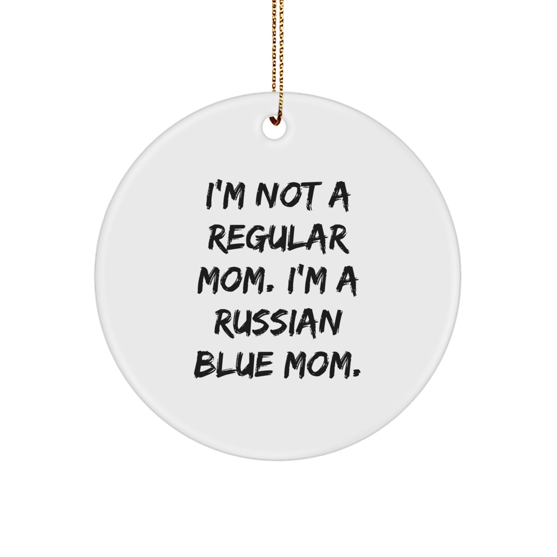 Unique Russian Blue Cat Christmas Unique Gifts from Mom for Russian Blue Cat Lover - Image 1