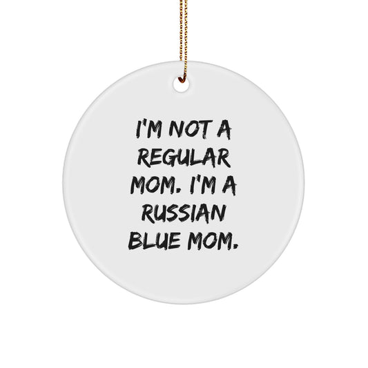 Unique Russian Blue Cat Christmas Unique Gifts from Mom for Russian Blue Cat Lover - Image 1