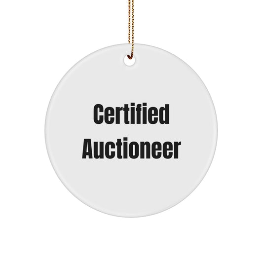 Funny Certified Auctioneer Gifts from Friends for Auctioneer Men Christmas Unique Gifts - Image 1