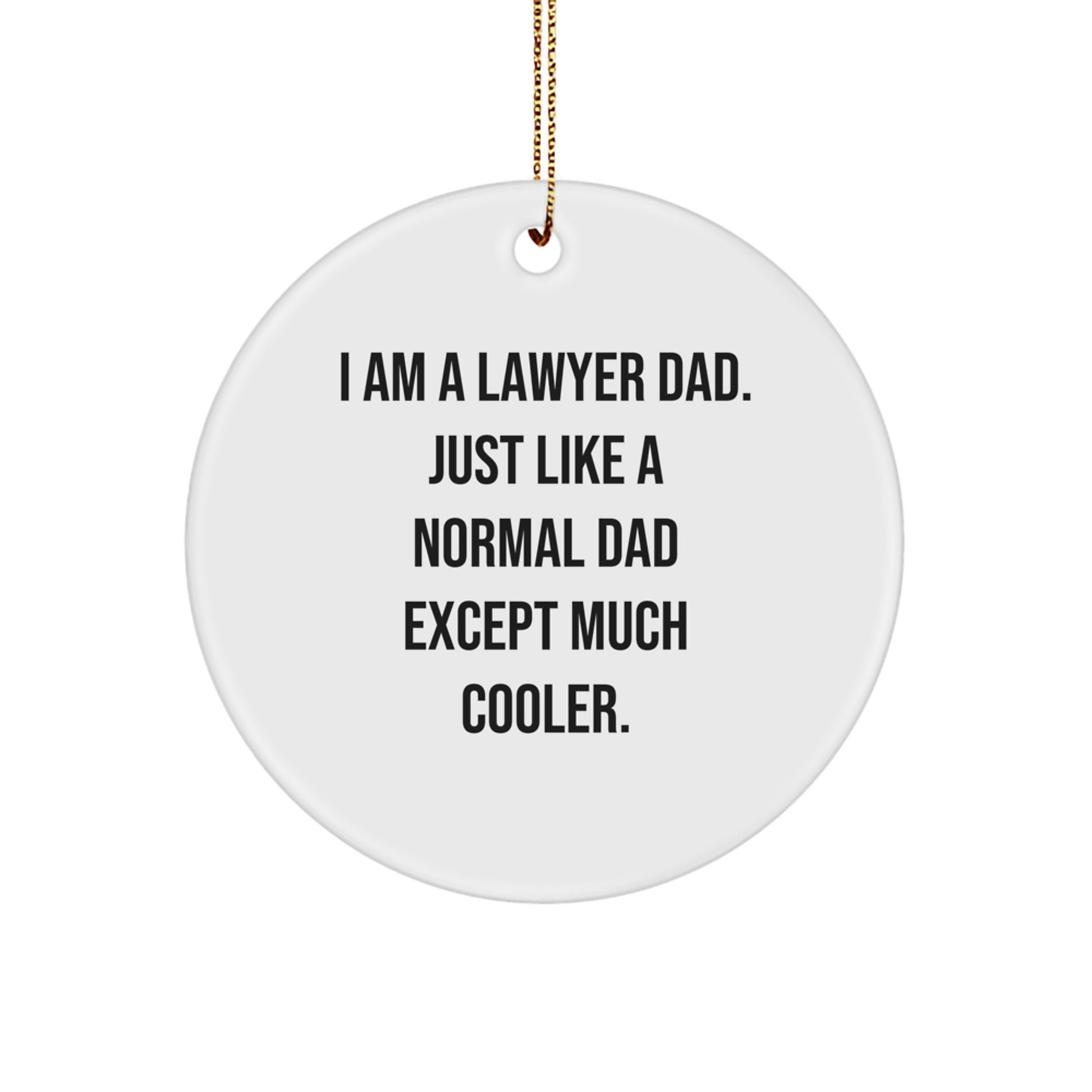 Funny Lawyer Gifts from Friends for Lawyer Dad - I Am A Lawyer Dad Just Like A Normal Dad Except Much Cooler Christmas Unique Gifts - Image 1