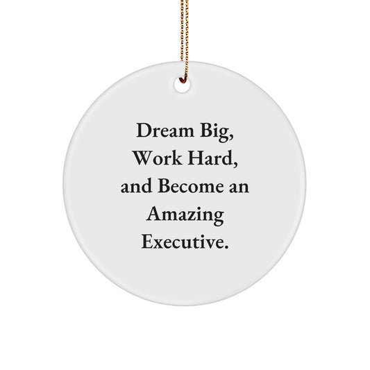 Executive Circle Ornament - Gifts from Friends to Become An Amazing Executive - Christmas Unique Inspirational Decorations - Image 1