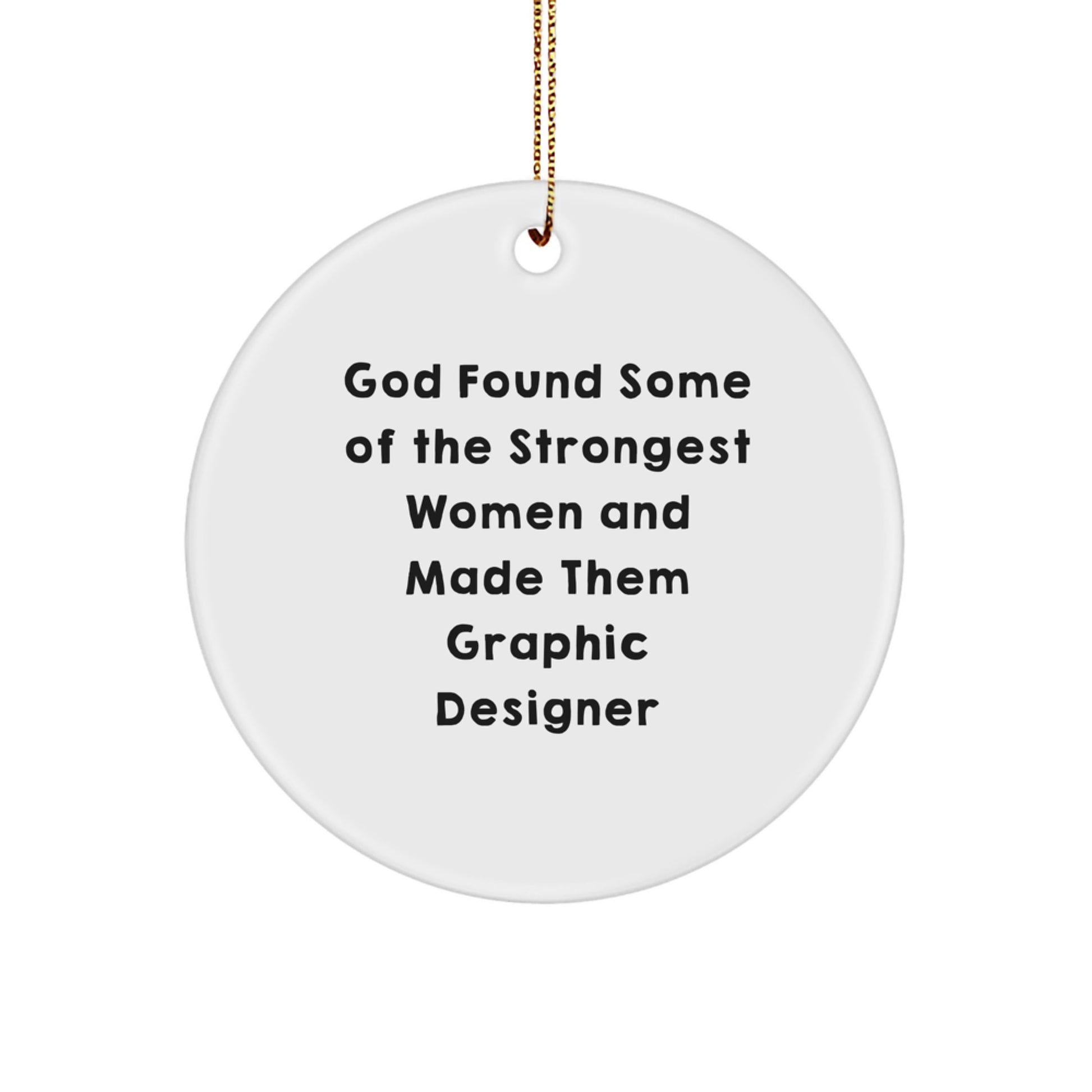 Funny Graphic Designer Gifts from Men, Women, Friends, Coworkers, Family for Women, Men, Graphic Designer Christmas Unique Ornaments - Image 1