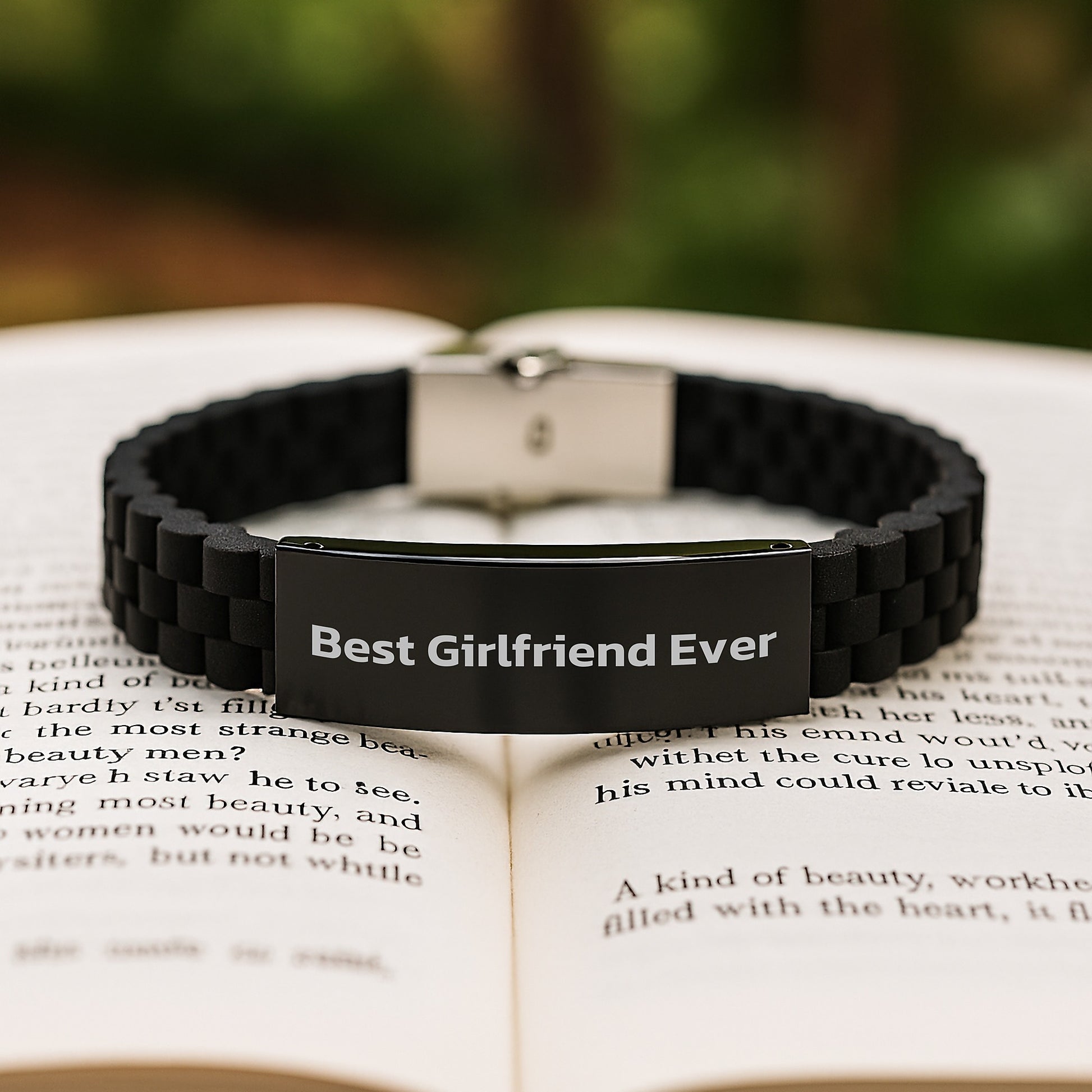 Funny Sweetheart Gifts from Men to Best Sweetheart Ever Glide lock Clasp Bracelet for Graduation - Image 2