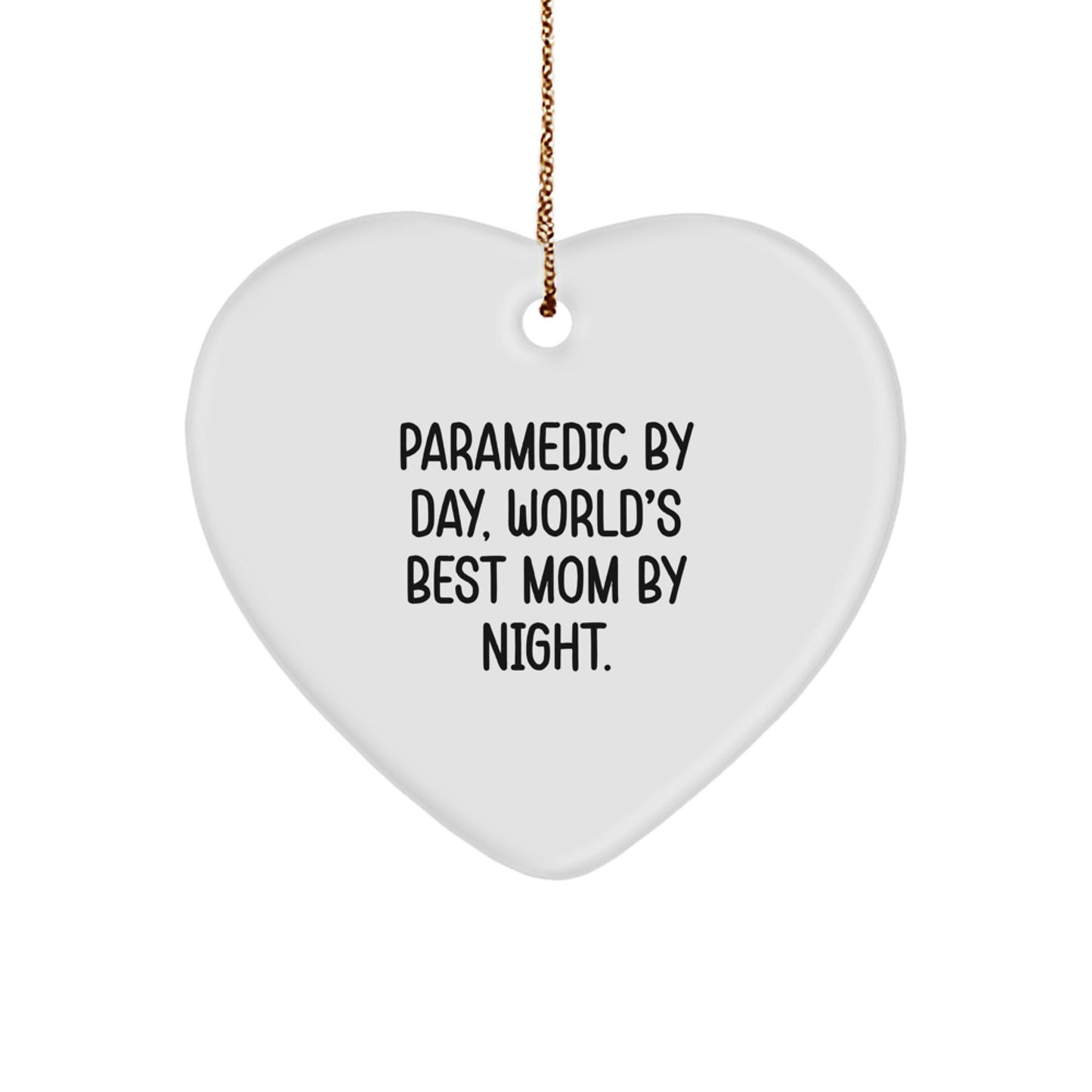 Rescue Worker Heart Ornament Gifts from Men, Women, or Friends to Rescue Worker, Men, or Women for Christmas Unique Gifts - Image 1