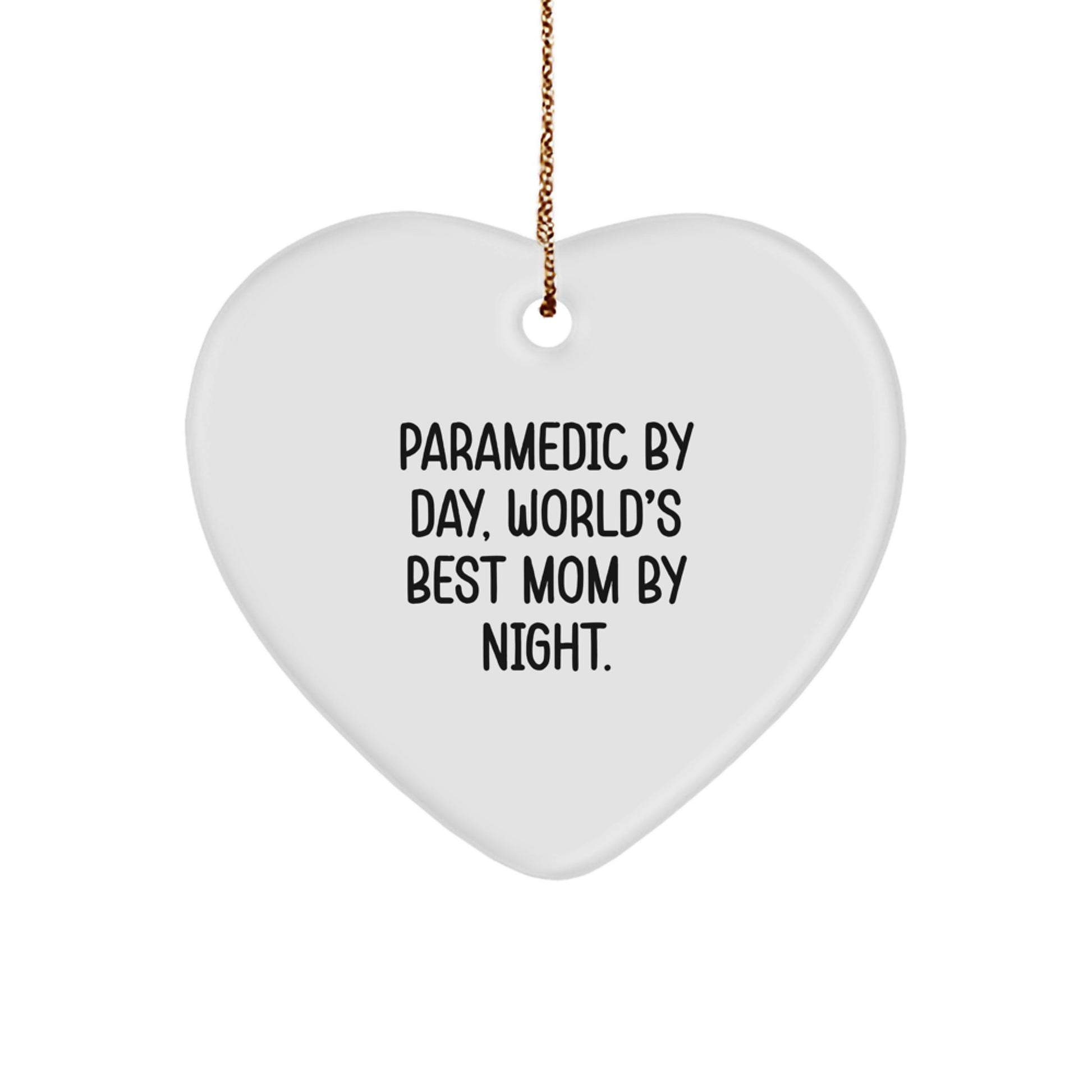 Rescue Worker Heart Ornament Gifts from Men, Women, or Friends to Rescue Worker, Men, or Women for Christmas Unique Gifts - Image 1