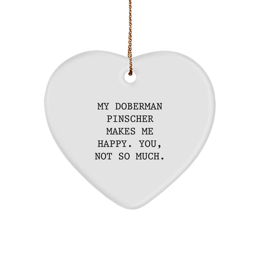 Heartfelt Gifts from Friends for Lovers of Doberman Pinscher Dogs - Funny Doberman Quotes Christmas Memorable Present - Image 1