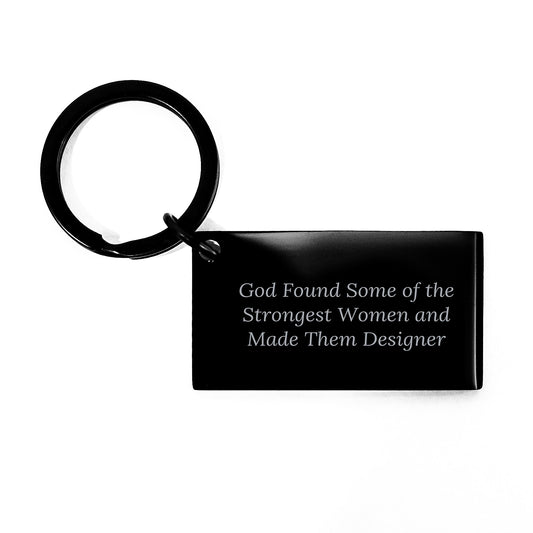 Funny Inspirational Gifts from Friends to Designer Women Christmas Unique Keychain - Image 1