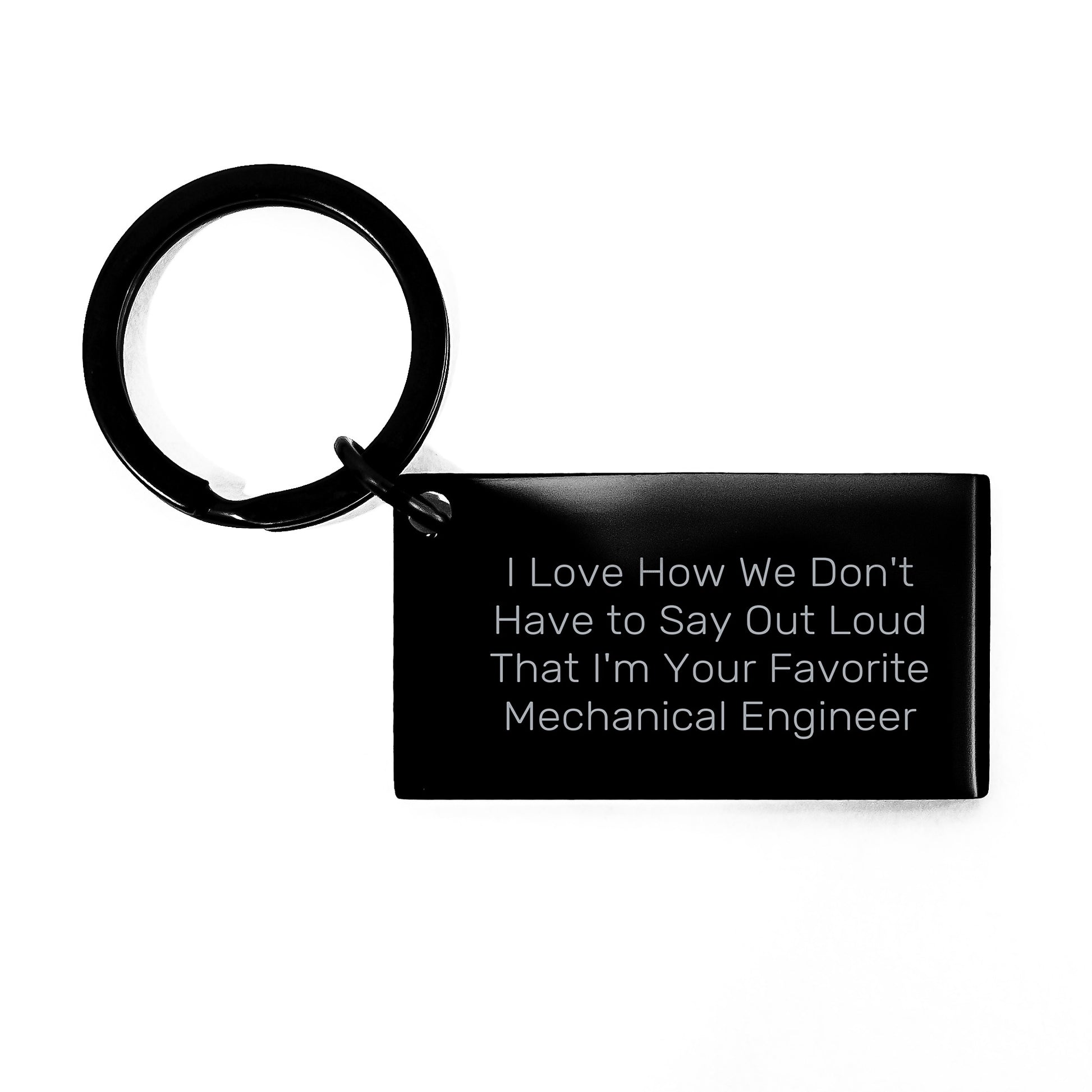 Mechanical Engineer Gifts, Funny Keychain from, Inspirational Quote for Favorite Mechanical Engineer Graduation Unique Gifts - Image 1