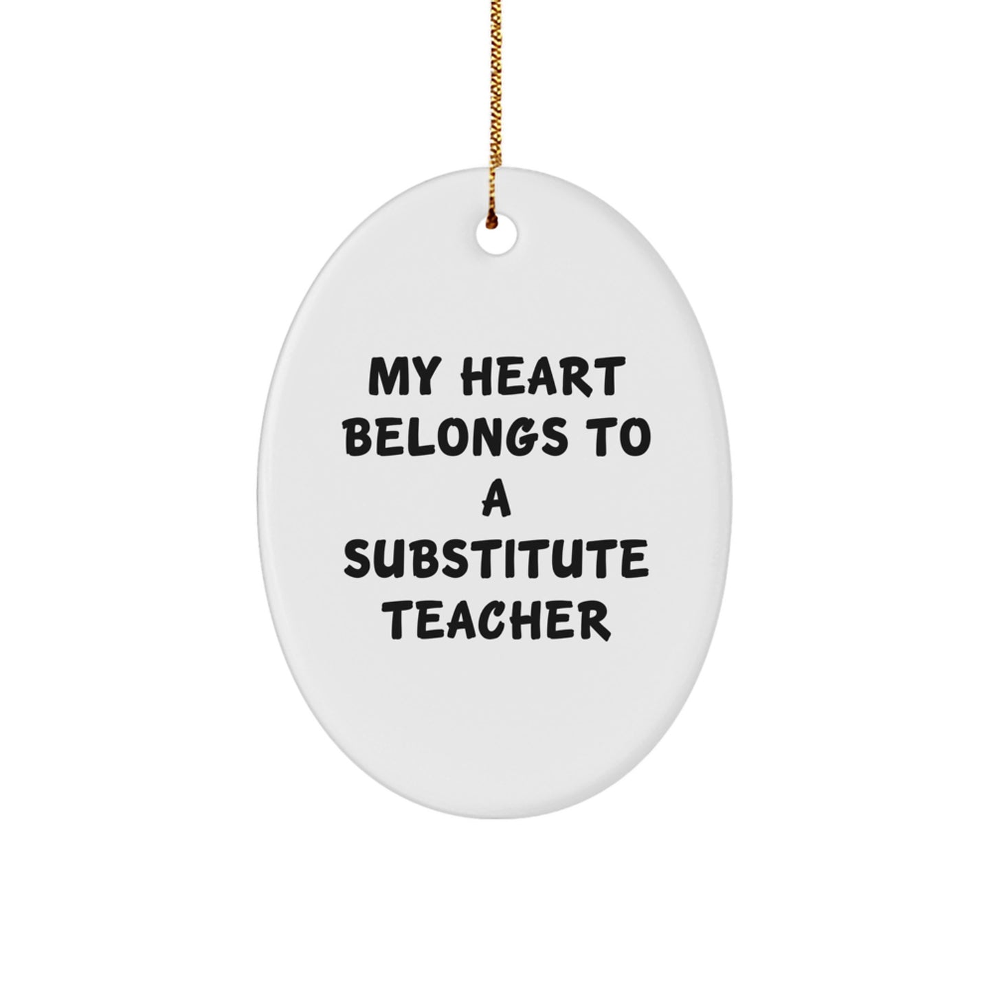 Funny Substitute Teacher Gifts from Friends, Christmas Unique Gifts for Substitute Teacher - Image 1