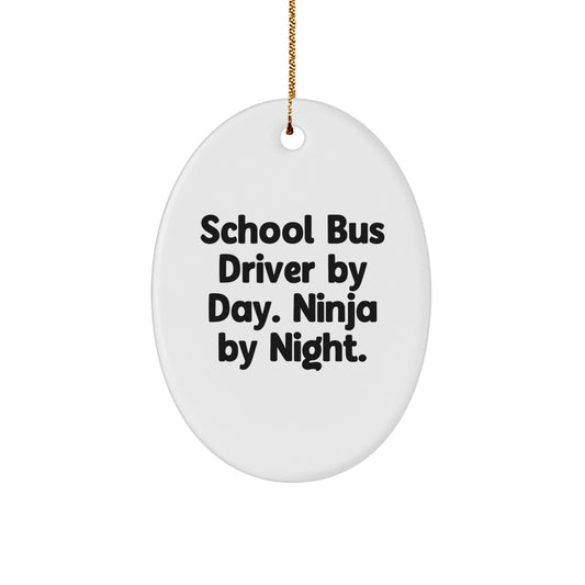 Funny School Bus Driver Gifts from Friends for School Bus Driver Christmas Unique - Image 1