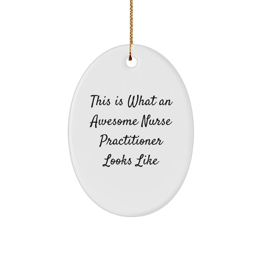 Unique Gifts from Family and Friends for Nurse Practitioner Christmas Ornaments - Image 1