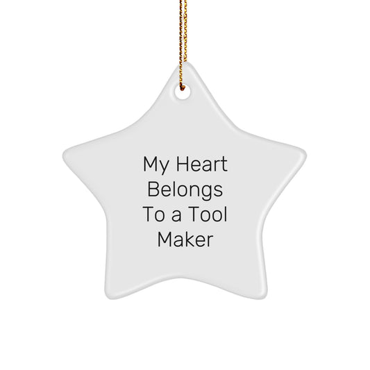 Funny Tool Maker Star Ornament Gifts from Friends for Family - A Gift Idea for Christmas - Image 1