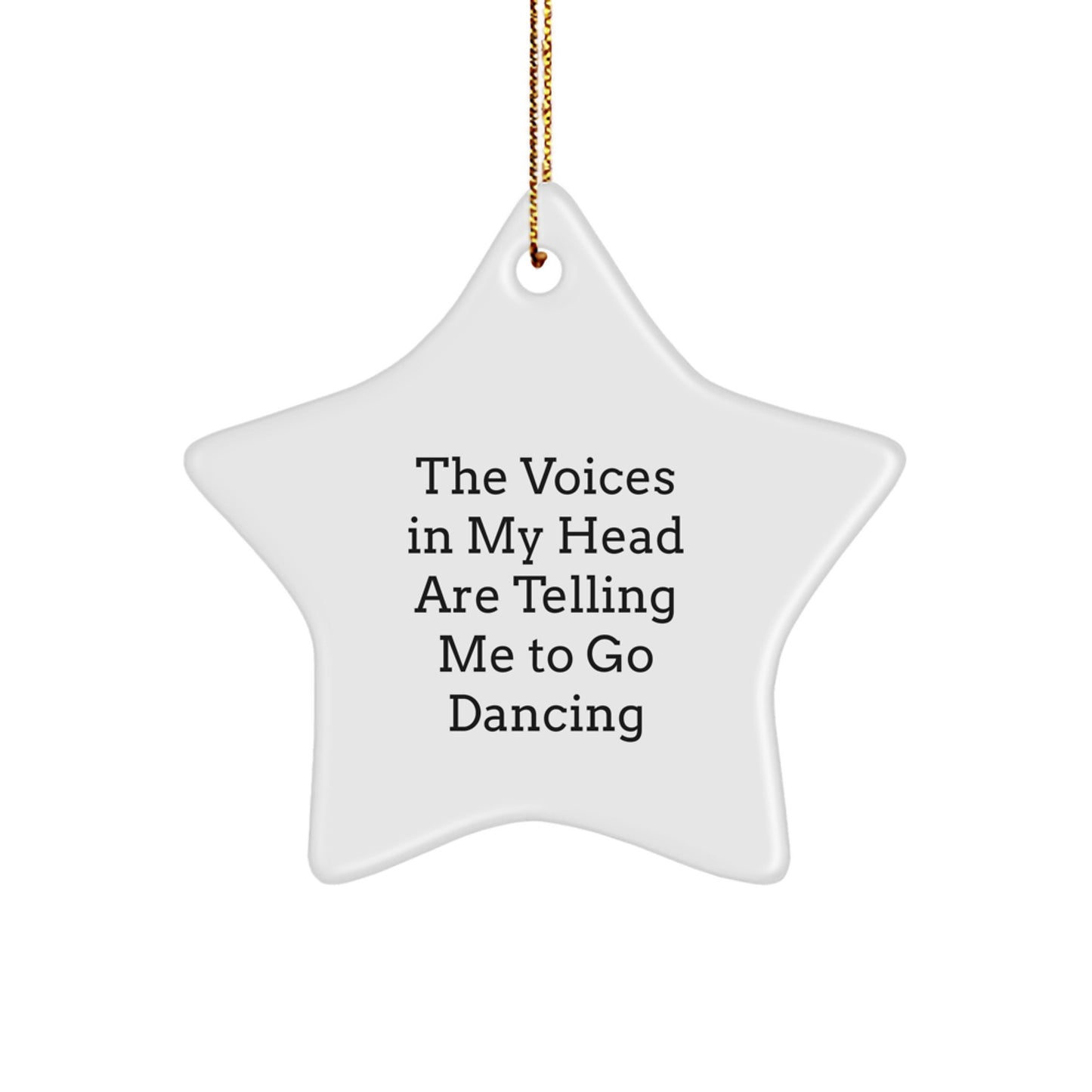 Funny Dancing Star Ornament, Gifts from Friends for Christmas Unique Gifts, Go Dancing Star - Image 1