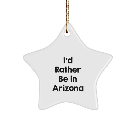 Arizona Christmas Funny Star Ornament Gifts from Men to Women Friends Family - Image 1