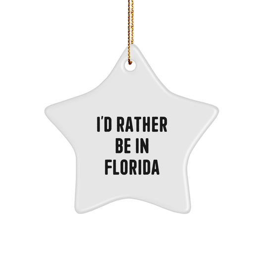 Unique Florida Star Ornament Gifts from Friends and Family for Christmas - Image 1