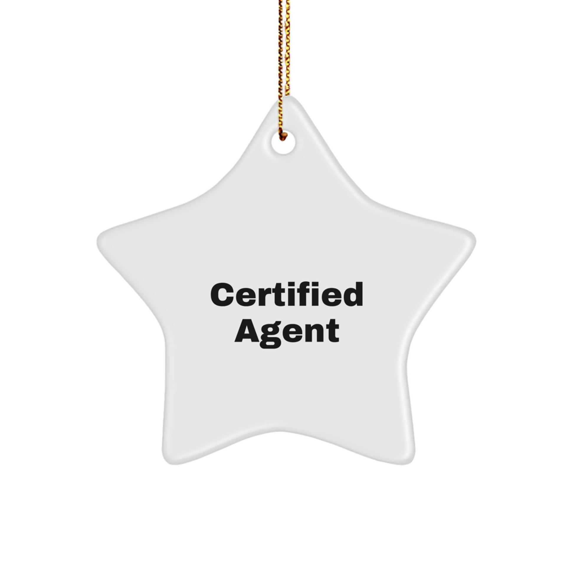 Funny 'You're the Star, Agent!' Christmas Unique Gifts for Agent from Family - Image 1