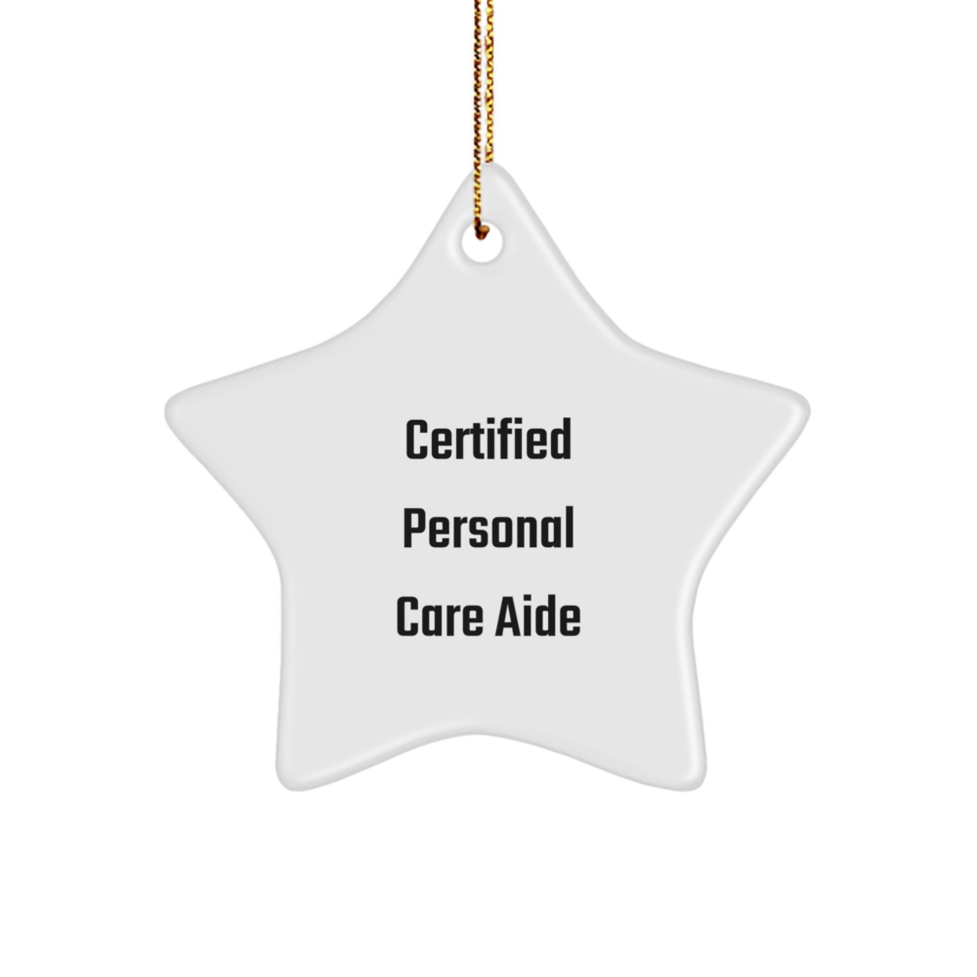 Gifts from Certified Personal Care Aide 'You are a shining star!' Unique Christmas Unique Gifts for Personal Care Aide - Image 1