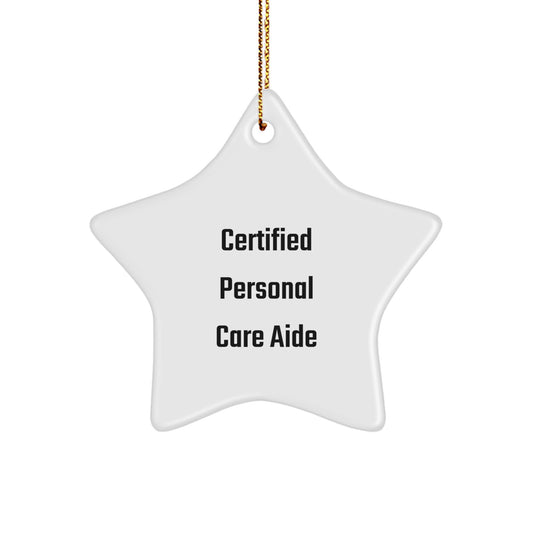 Gifts from Certified Personal Care Aide 'You are a shining star!' Unique Christmas Unique Gifts for Personal Care Aide - Image 1