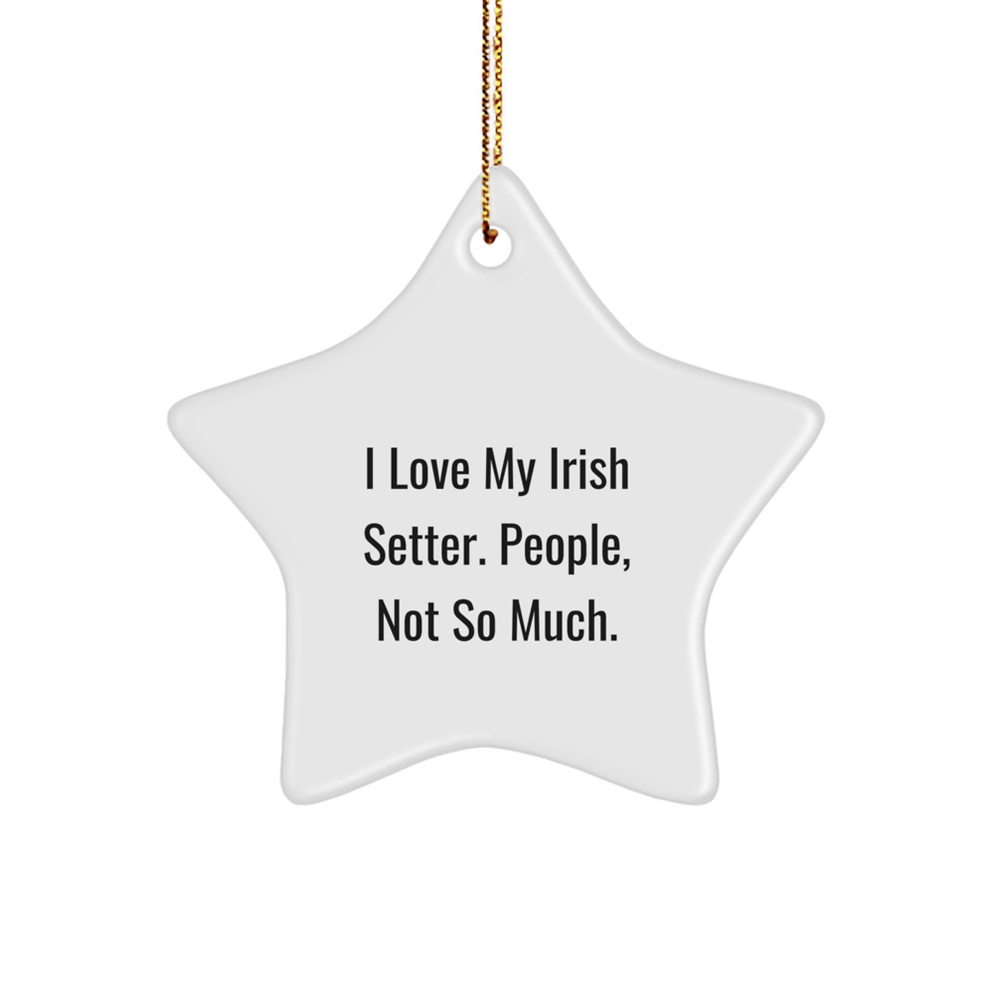 Funny Irish Setter Dog Lover Christmas Unique Gifts from Family Friends for Irish Setter Dog Owners - Image 1