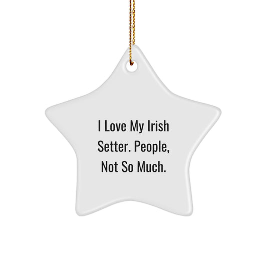 Funny Irish Setter Dog Lover Christmas Unique Gifts from Family Friends for Irish Setter Dog Owners - Image 1