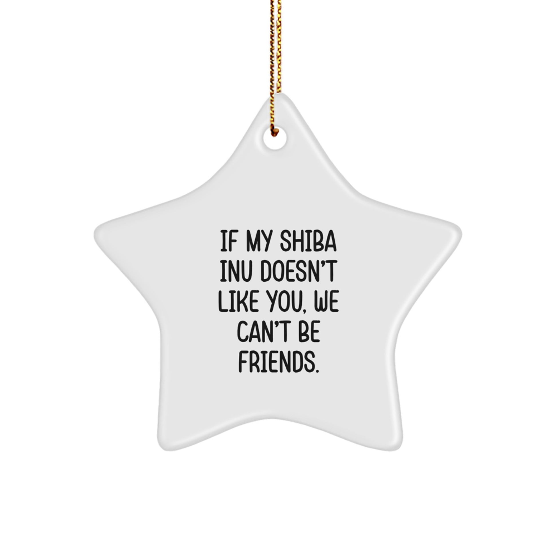 Funny Shiba Inu Dog Star Ornament Gifts for Shiba Inu Owners from Family, Friends, or Coworkers - Unique Christmas Unique Gifts for Shiba Inu Lovers - Image 1