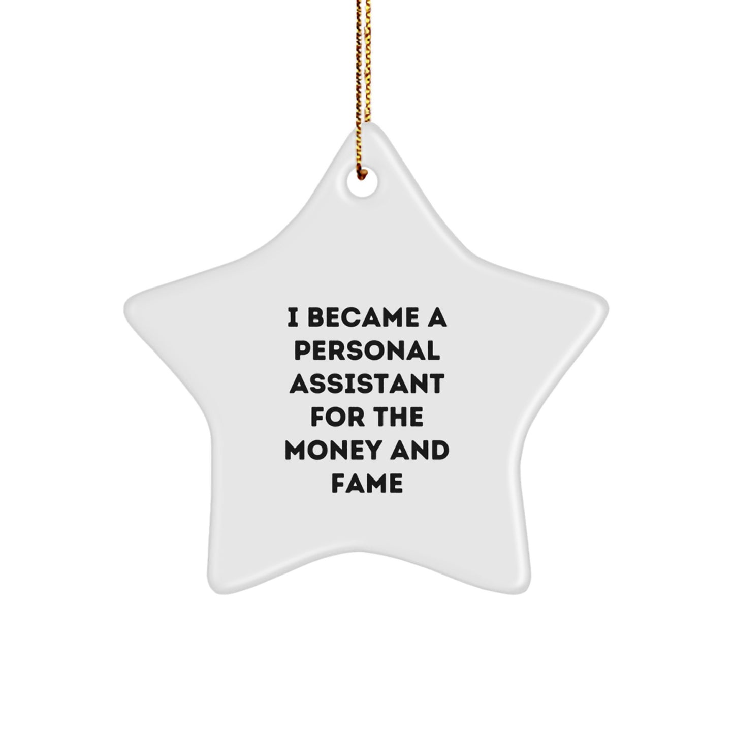 Funny Star Ornament Gifts from Men to Personal Assistants for Christmas - Image 1