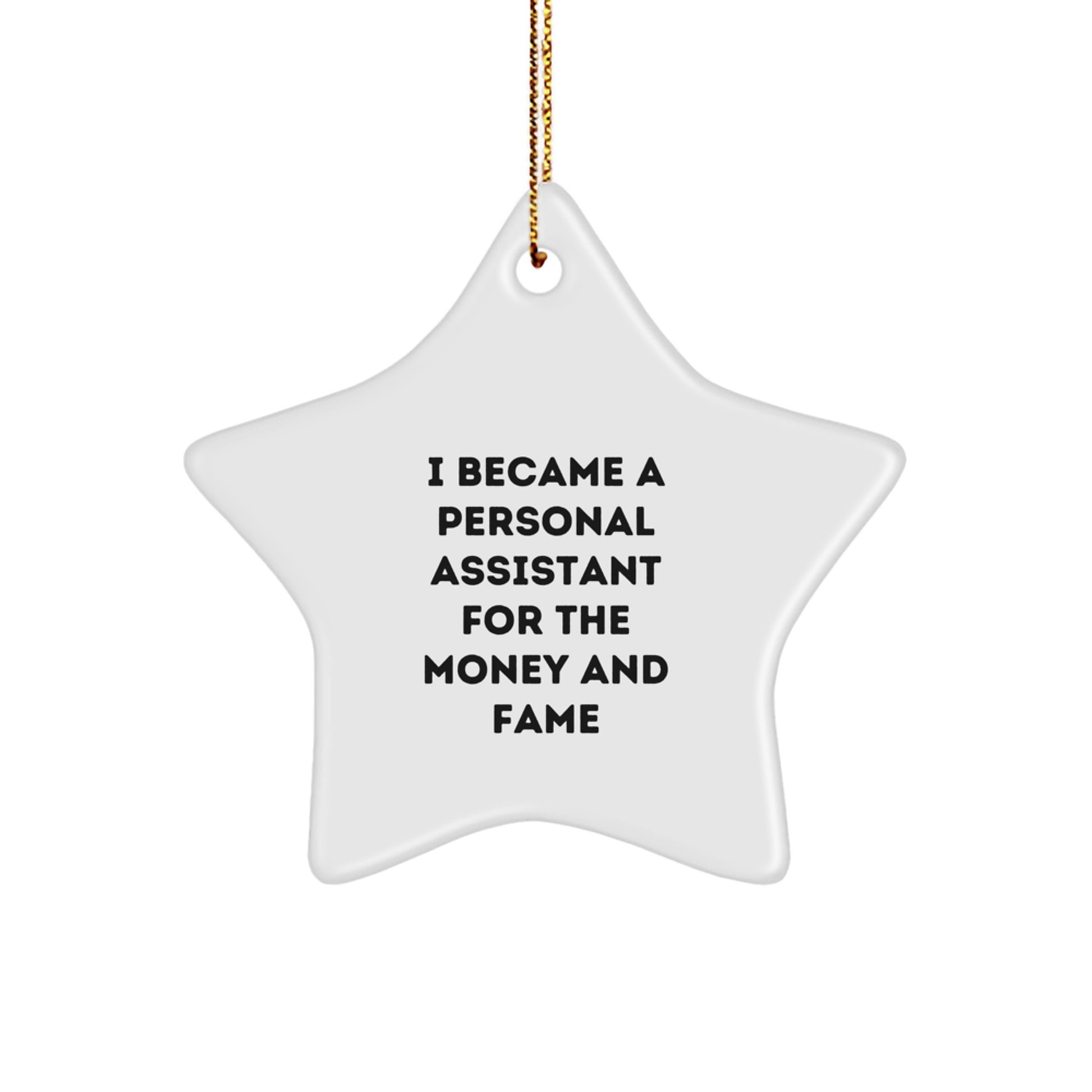 Funny Star Ornament Gifts from Men to Personal Assistants for Christmas - Image 1