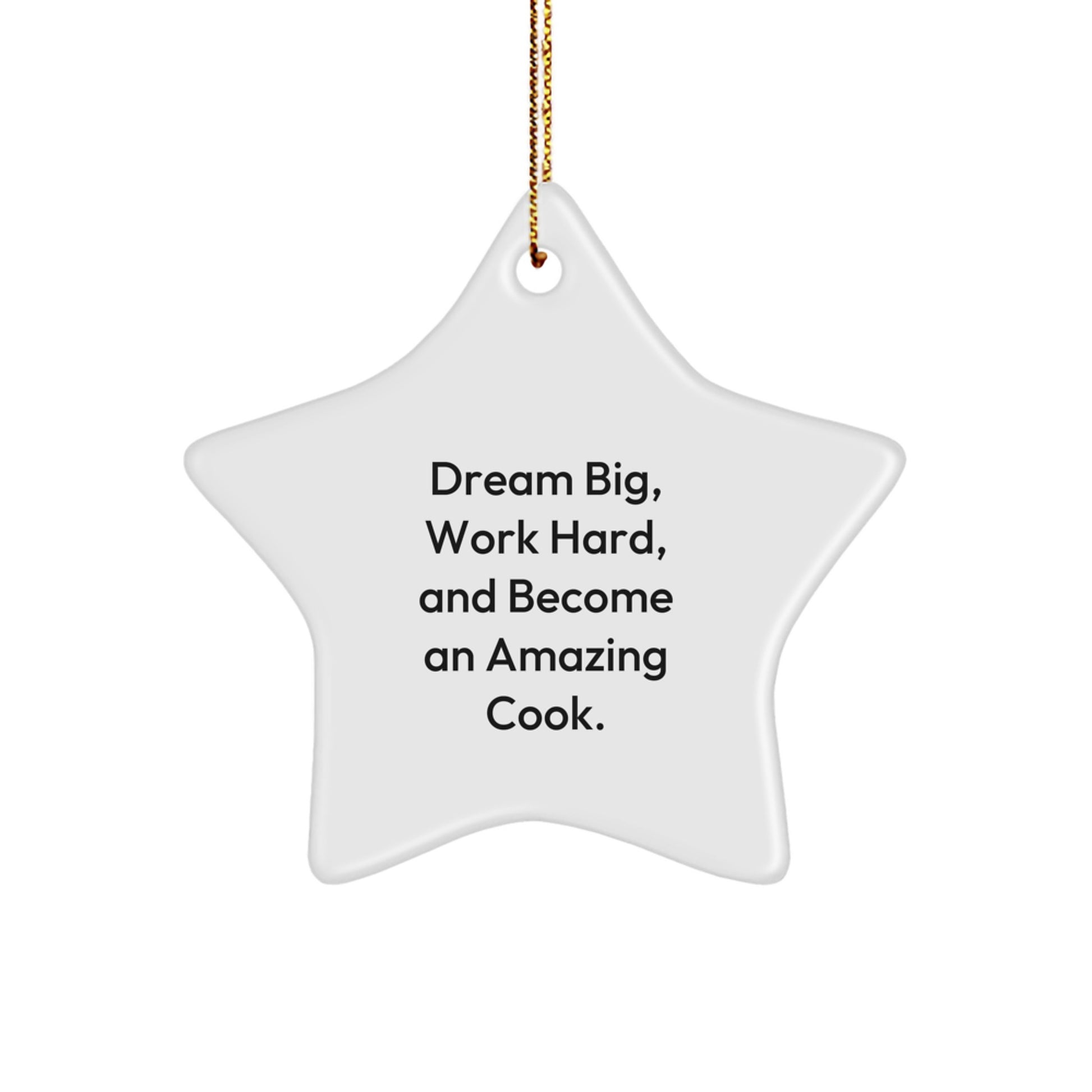 Funny Cook Decor Star Ornament Gifts from Friends to Family Members for Christmas Unique Ideas - Image 1