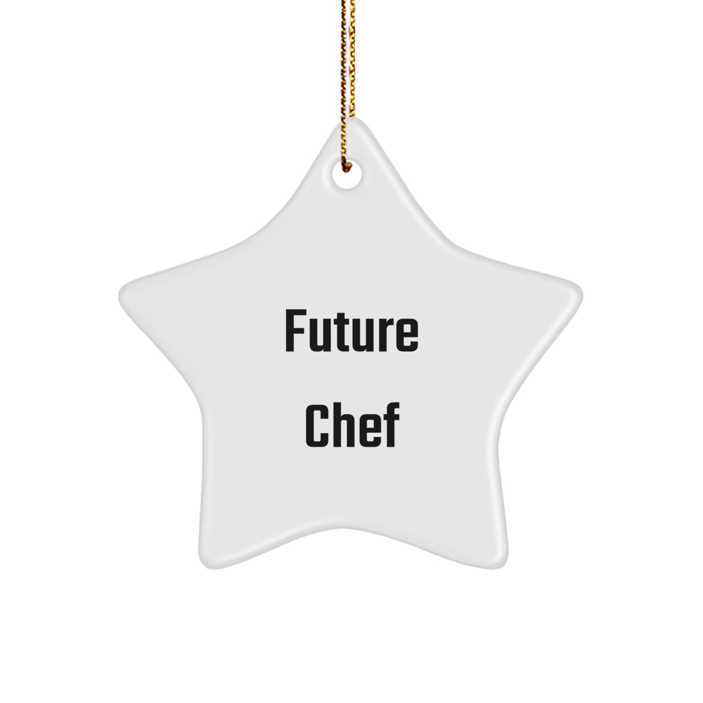 Future Chef Gifts from Family, Unique Star Ornament for Men, Women, Friends, Coworkers, and Family, Inspirational Quote, Christmas Unique Gifts for Chef Enthusiasts - Image 1