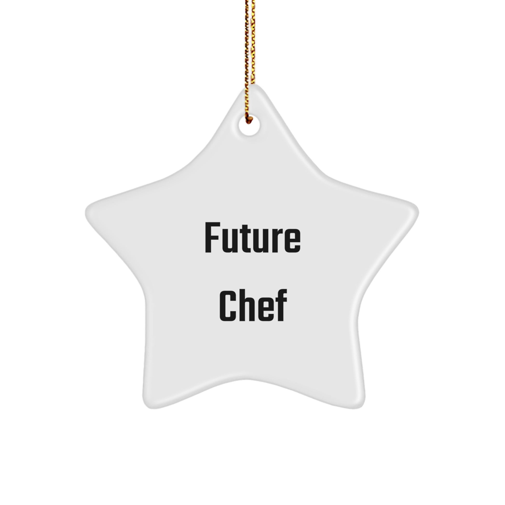 Future Chef Gifts from Family, Unique Star Ornament for Men, Women, Friends, Coworkers, and Family, Inspirational Quote, Christmas Unique Gifts for Chef Enthusiasts - Image 1