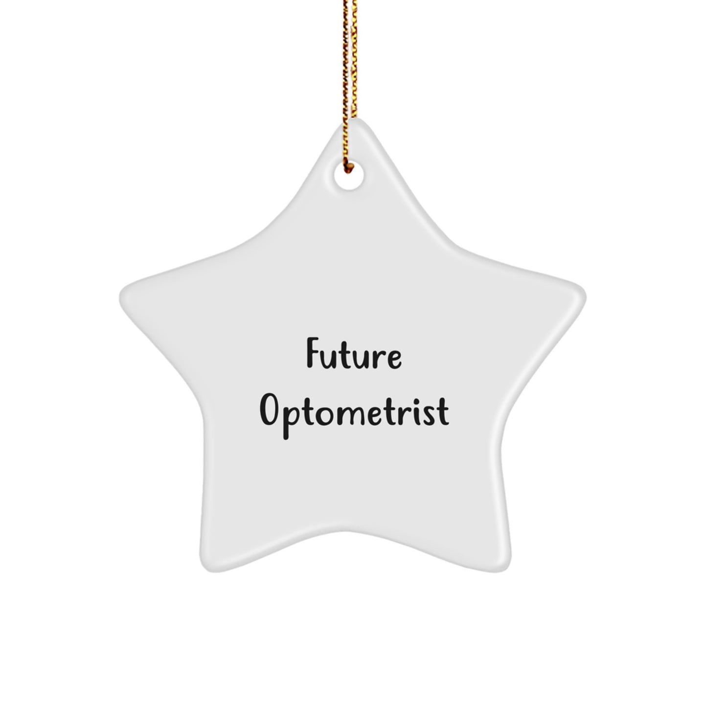Funny Future Optometrist Gifts from Family for Optometrist Star Ornament Christmas Unique Finds - Image 1
