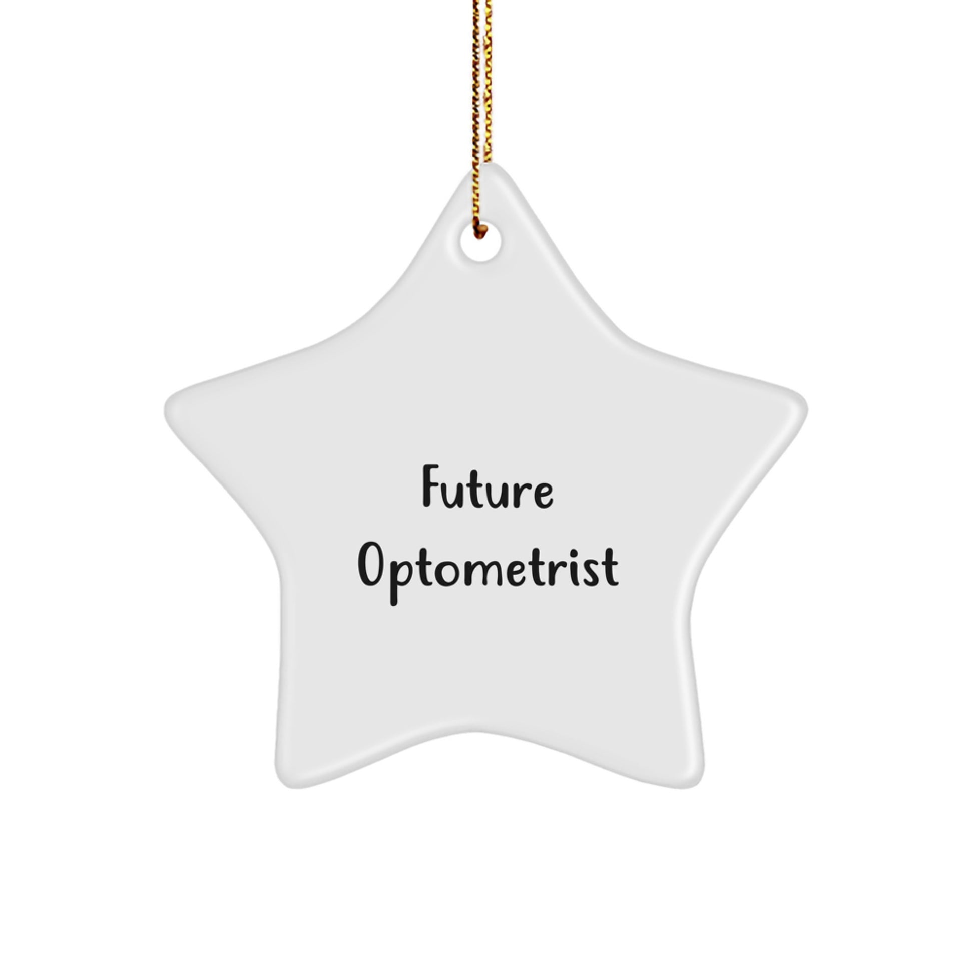 Funny Future Optometrist Gifts from Family for Optometrist Star Ornament Christmas Unique Finds - Image 1