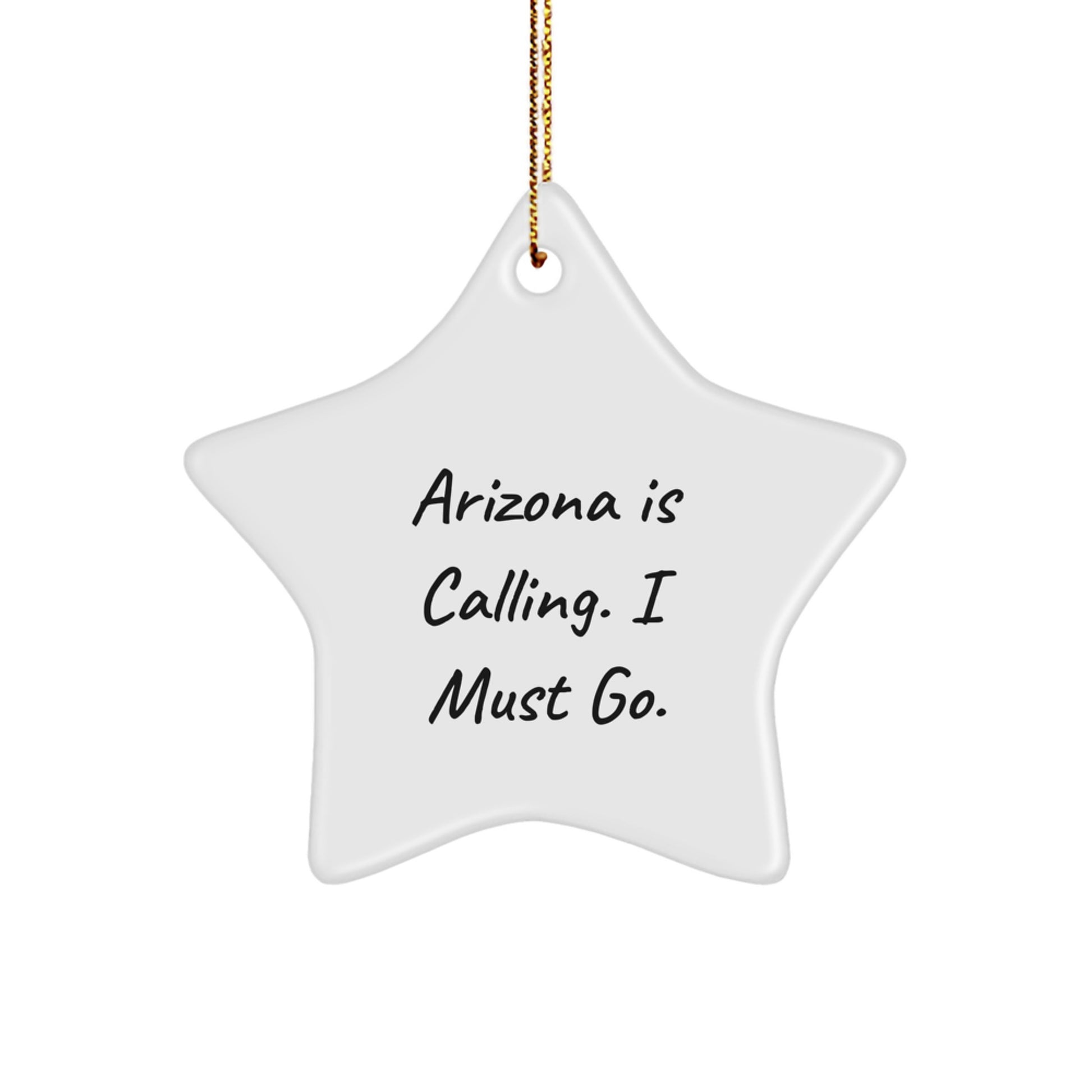 Arizona Star Ornament Gifts from Friends and Family for Christmas Unique AZ Decor - Image 1
