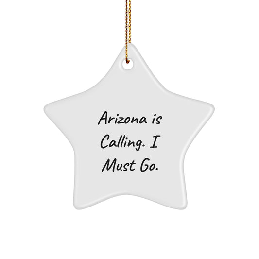 Arizona Star Ornament Gifts from Friends and Family for Christmas Unique AZ Decor - Image 1