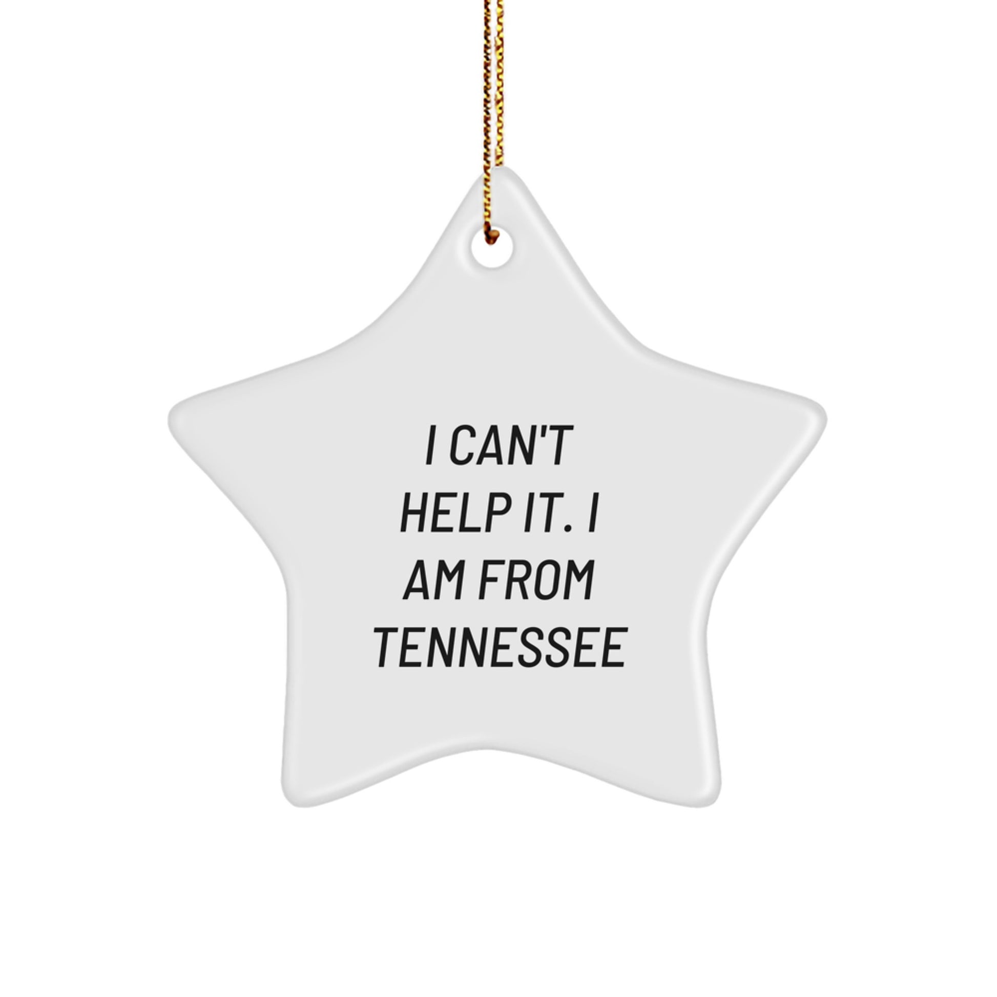 Tennessee Star Ornament Gifts from Friends and Family for Christmas - Image 1